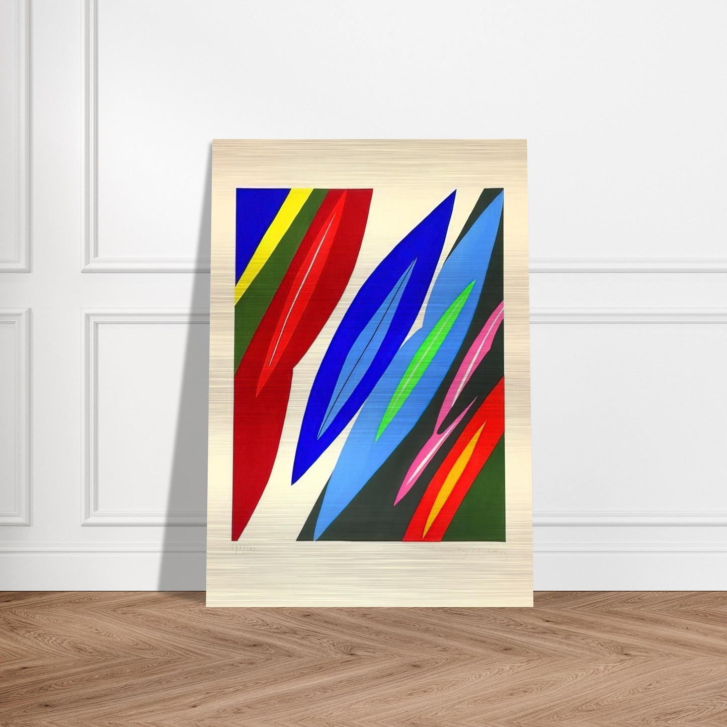 Farblitho 1968 - 2 NOR - 1968 - Ernst Wilhelm Nay Brushed Aluminum Print - 70x100 cm / 28x40 inches | Ernst Wilhelm Nay Aluminum Print | Ernst Wilhelm Nay Prints