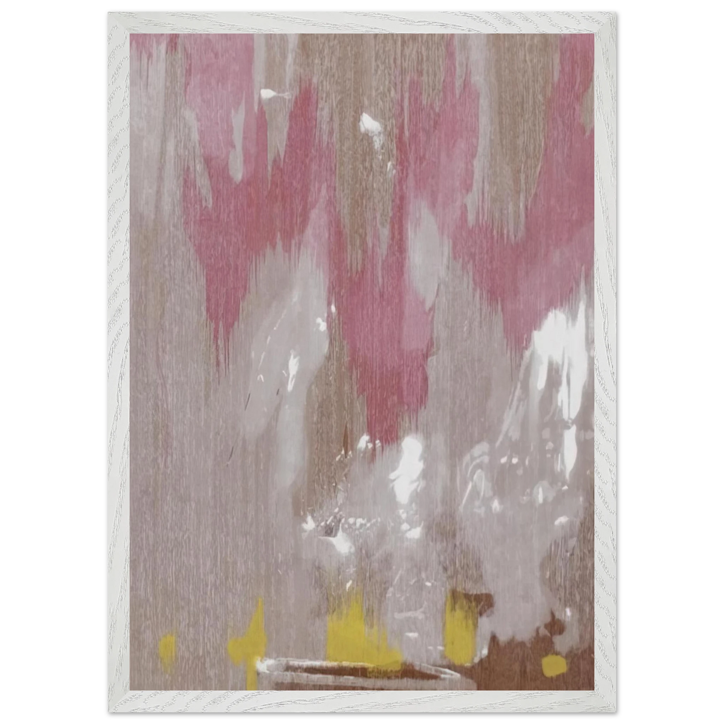 Helen Frankenthaler - Tales of Genji IV - 1998 Wall art - A3 (29.7 x 42  cm) - Premium Wooden Framed Poster With Fine Art Paper - Wood frame
