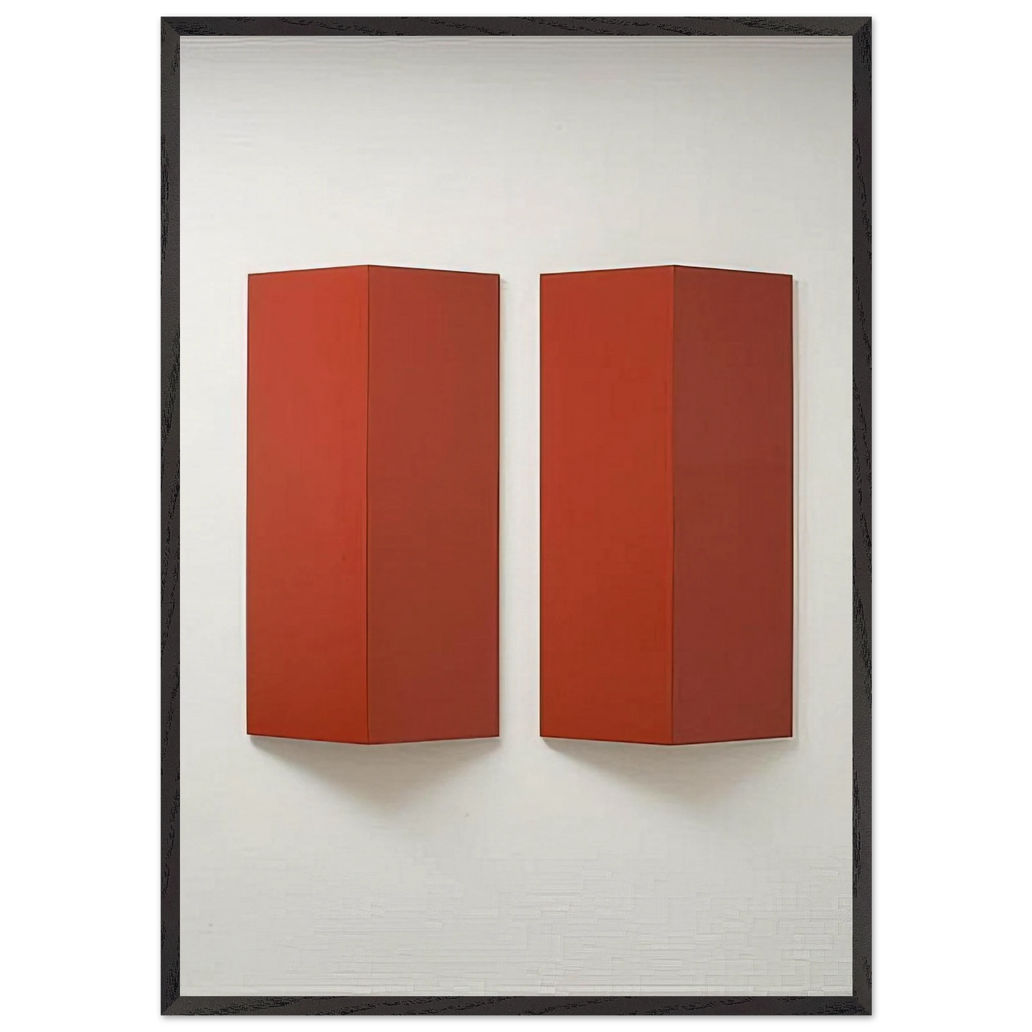 Relief Series B - 1967 - Charlotte Posenenske Framed Art Print – Black Wooden Frame - Default Title - -Framed Art Print