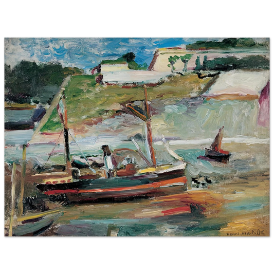 Henri Matisse - BELLE ILE LE PORT DE PALAIS 1896 Fine Art Poster - Default Title
