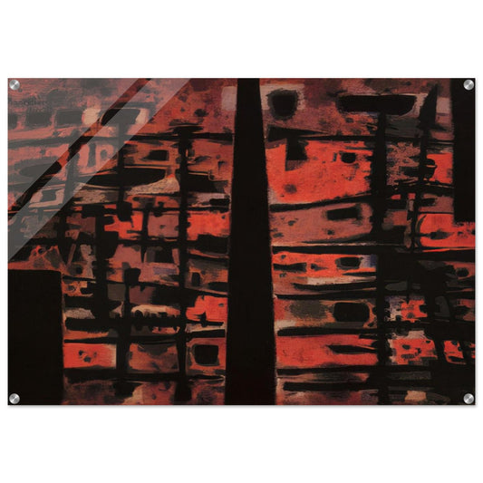 La Sixième Heure - 1958 - Alfred Manessier Acrylic Print - 70x100 cm / 28x40″ inches