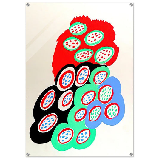 COMPOSITION 37 - Sonia Delaunay Acrylic Print - 70x100 cm / 28x40″ inches