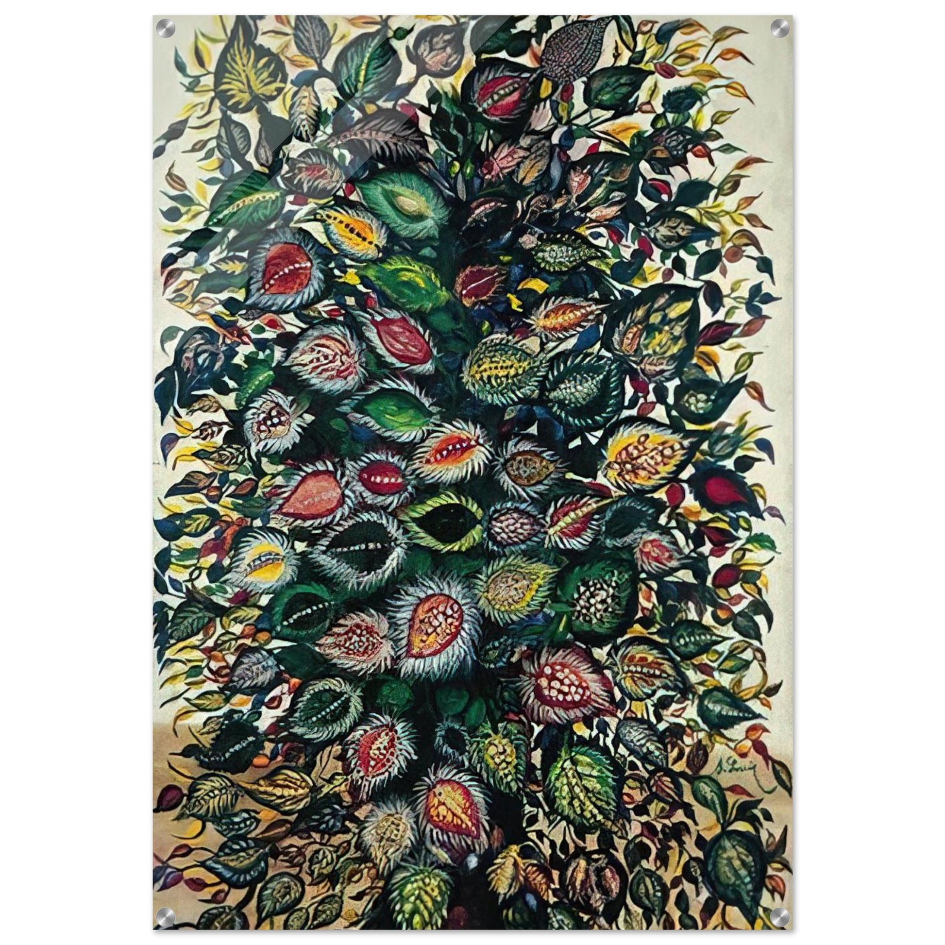 Feuilles - 1929 - Seraphine Louis Acrylic Print - 70x100 cm / 28x40″ inches | Seraphine Louis Wall Art | Seraphine Louis Prints