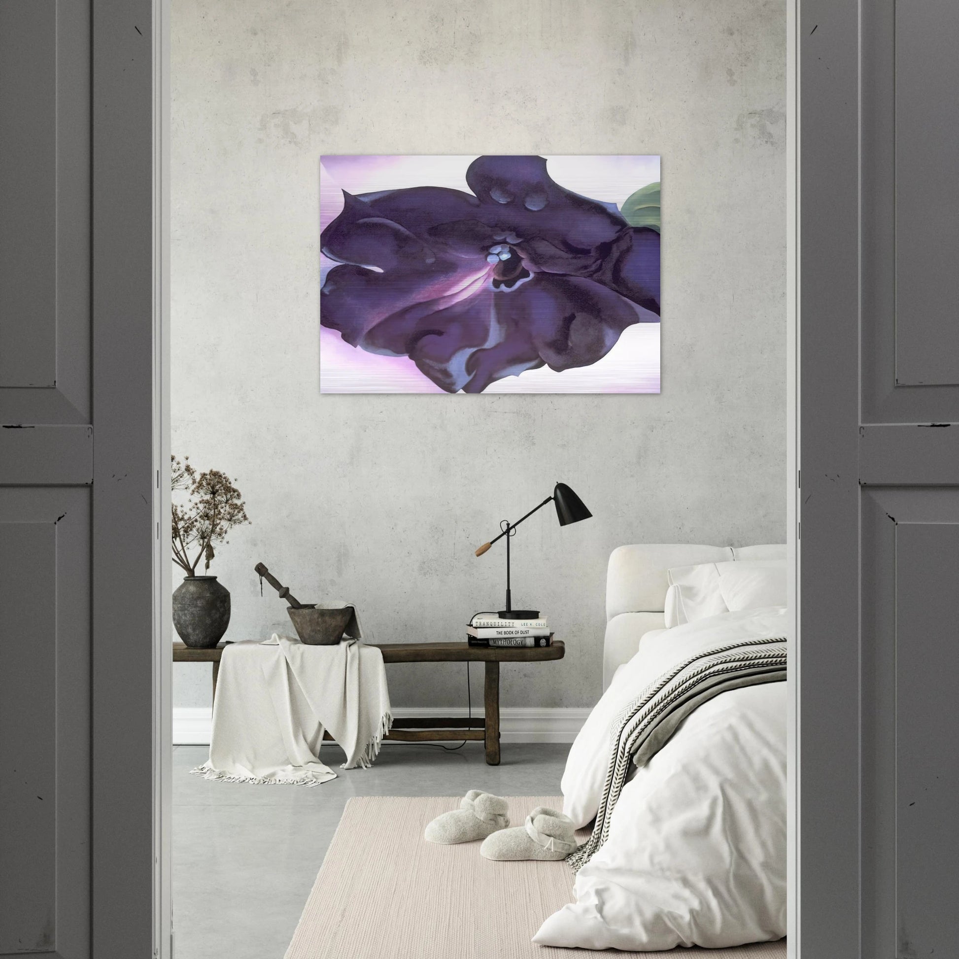 Petunia - Georgia O'Keeffe Brushed Aluminum Print - 70x100 cm / 28x40 inches | Georgia O'Keeffe Aluminum Print | Georgia O'Keeffe Prints