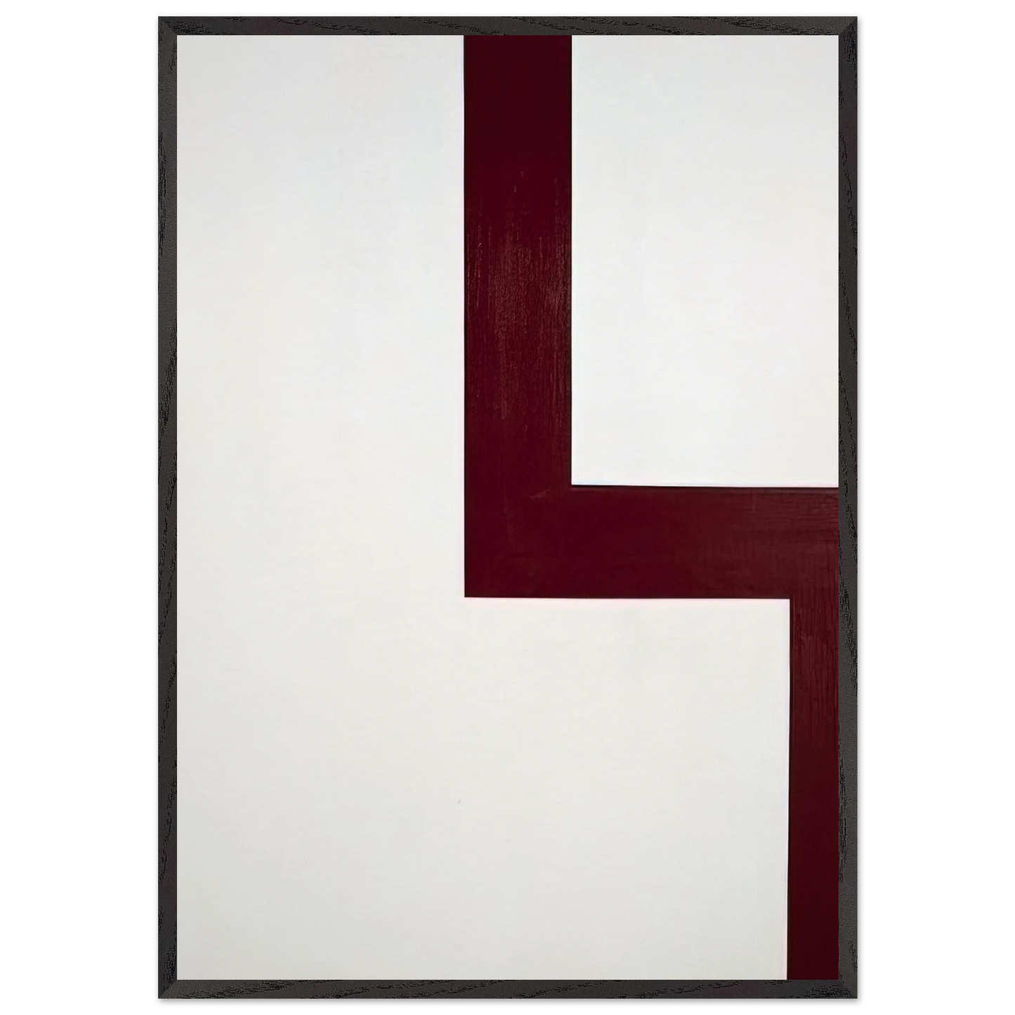 Acracropolis - Al Held Framed Art Print – Black Wooden Frame - Default Title - -Framed Art Print