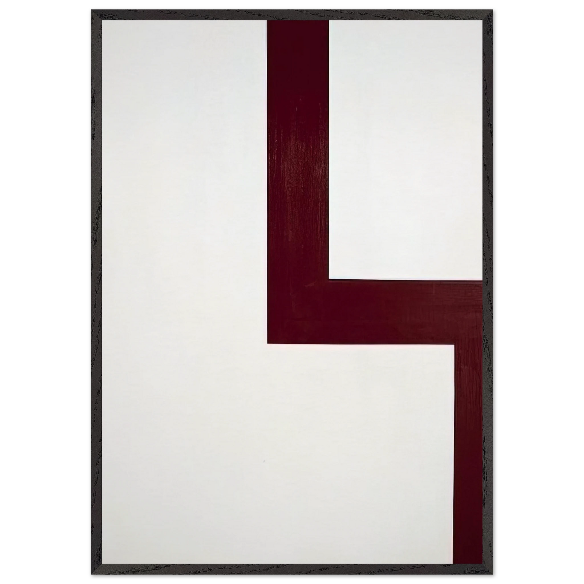 Acracropolis - Al Held Framed Art Print – Black Wooden Frame - Default Title - -Framed Art Print