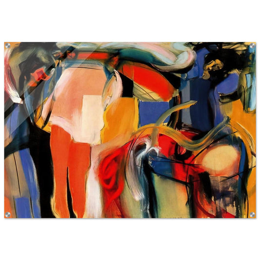 Autobiography - Abstract Expressionism - Miriam Schapiro Acrylic Print - 70x100 cm / 28x40″ inches