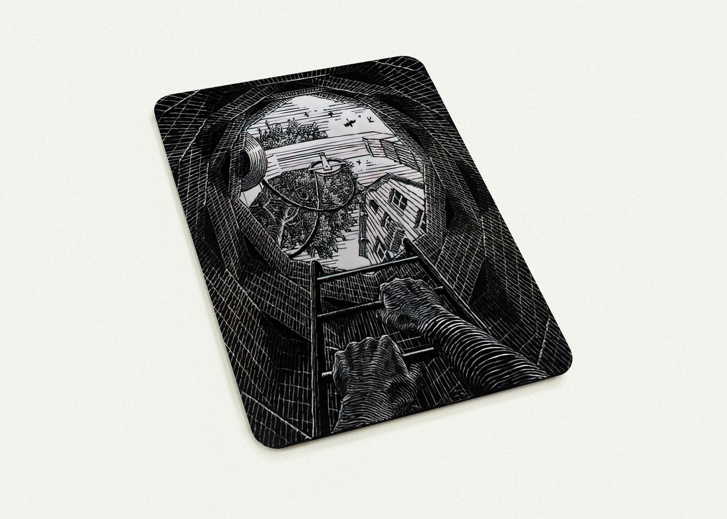 NEW YEAR S GREETING CARD By MC Escher Pack of 10 Post Cards | MC Escher Post Cards | A6 (10.5 x 14.8 cm) - 4.1 x 5.8 inches