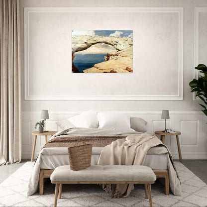 GLASS WINDOWS BAHAMAS 1885 - Winslow Homer Acrylic Print - 70x100 cm / 28x40″ inches | Winslow Homer Wall Art | Winslow Homer Prints