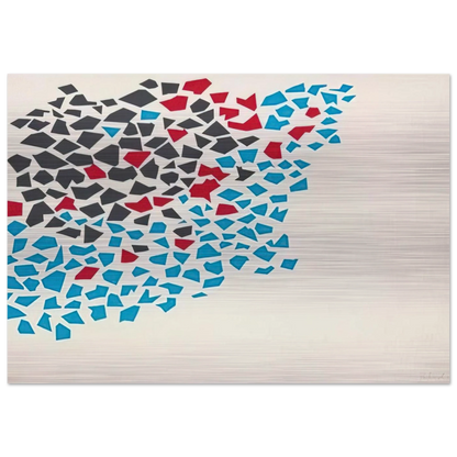 Abstract Composition - 1980 - Robert Goodnough Brushed Aluminum Print - 70x100 cm / 28x40 inches | Robert Goodnough Aluminum Print | Robert Goodnough Prints