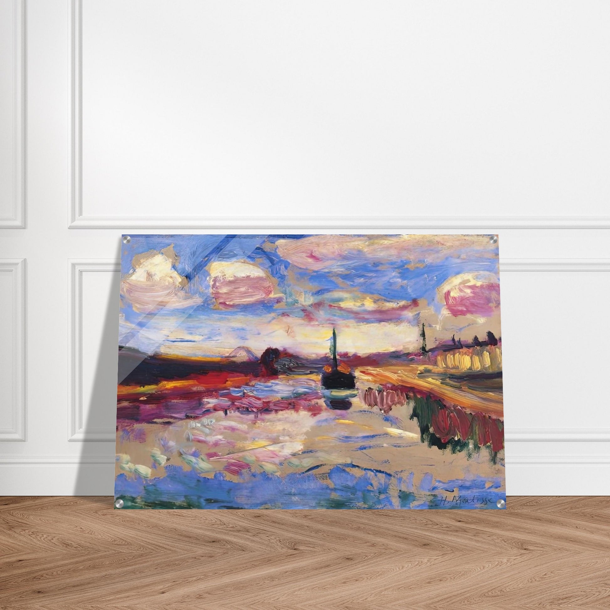 CANAL DU MIDI 1899 - Henri Matisse Acrylic Print - 70x100 cm / 28x40″ inches | Henri Matisse Wall Art | Henri Matisse Prints