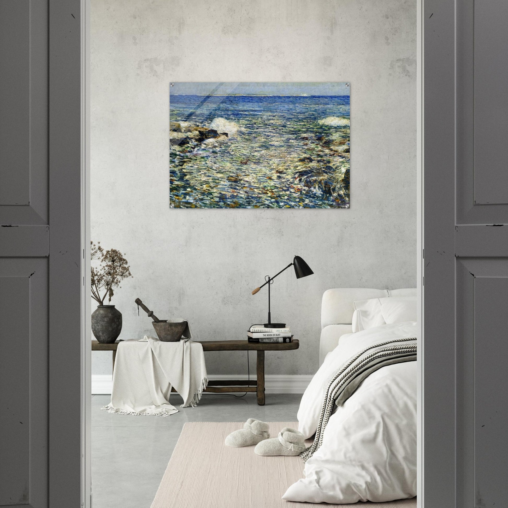 Surf, Isles of Shoals - Childe Hassam Acrylic Print - 70x100 cm / 28x40″ inches | Childe Hassam Wall Art | Childe Hassam Prints