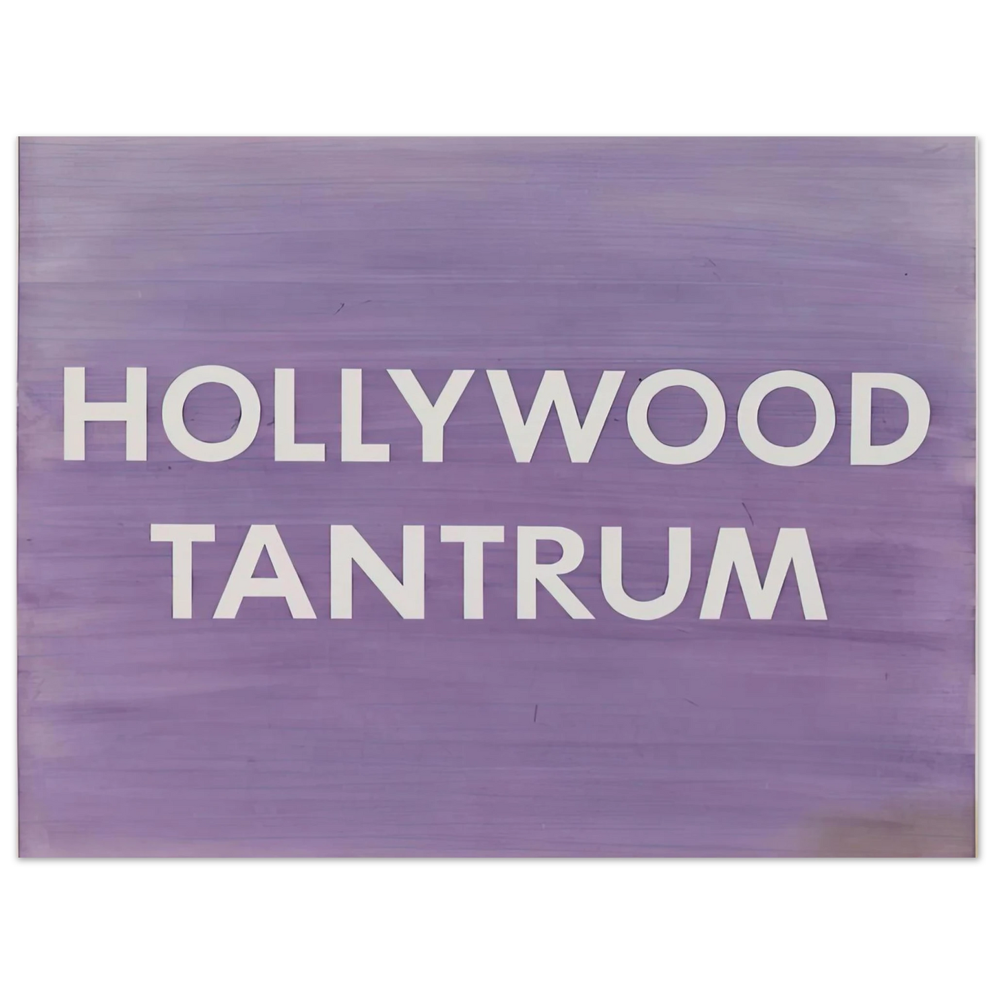 Edward Ruscha - HOLLYWOOD TANTRUM 1979 Fine Art Poster - Default Title