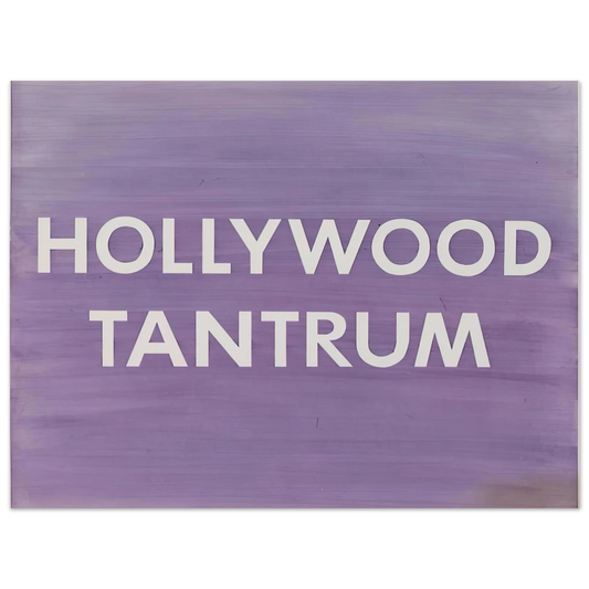 Edward Ruscha - HOLLYWOOD TANTRUM 1979 Fine Art Poster - Default Title