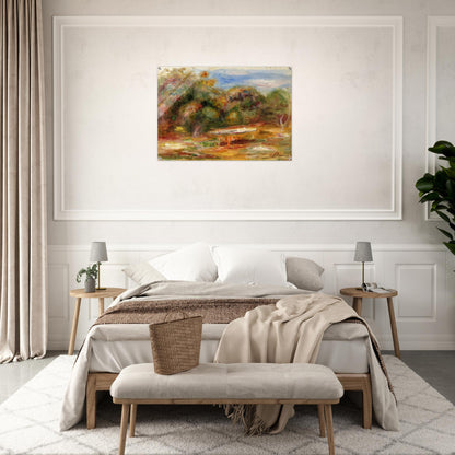 In the Garden at Collettes in Cagnes - Pierre-Auguste Renoir Acrylic Print - 70x100 cm / 28x40″ inches