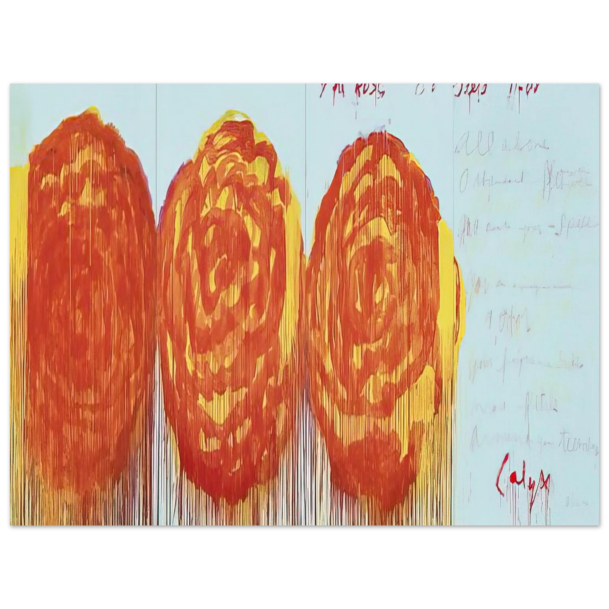 Cy Twombly - The Rose  II  Fine Art Poster - Default Title