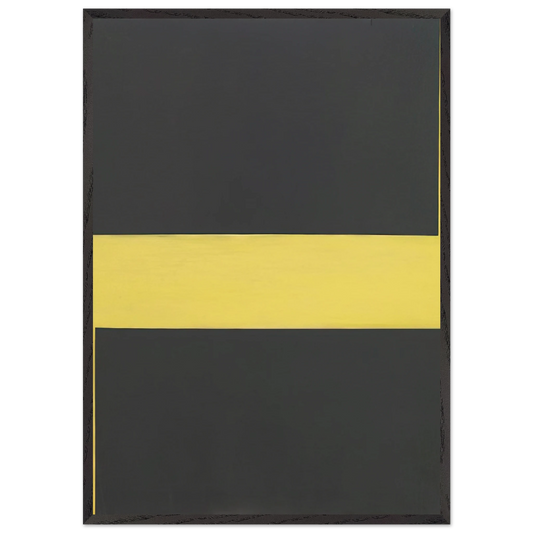 UNTITLED 1964 N3 - Blinky Palermo Framed Art Print – Black Wooden Frame - Default Title - -Framed Art Print