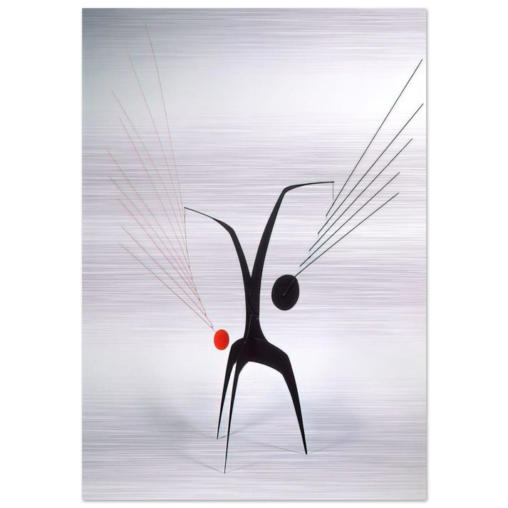 UN EFFET DU JAPONAIS 1941 - Alexander Calder Brushed Aluminum Print - 70x100 cm / 28x40 inches | Alexander Calder Aluminum Print | Alexander Calder Prints