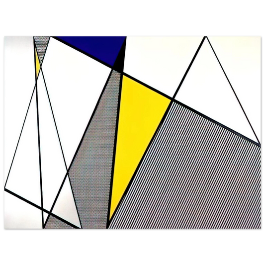 Roy Lichtenstein - PERFECT PAINTING 1 1985 Fine Art Poster - Default Title
