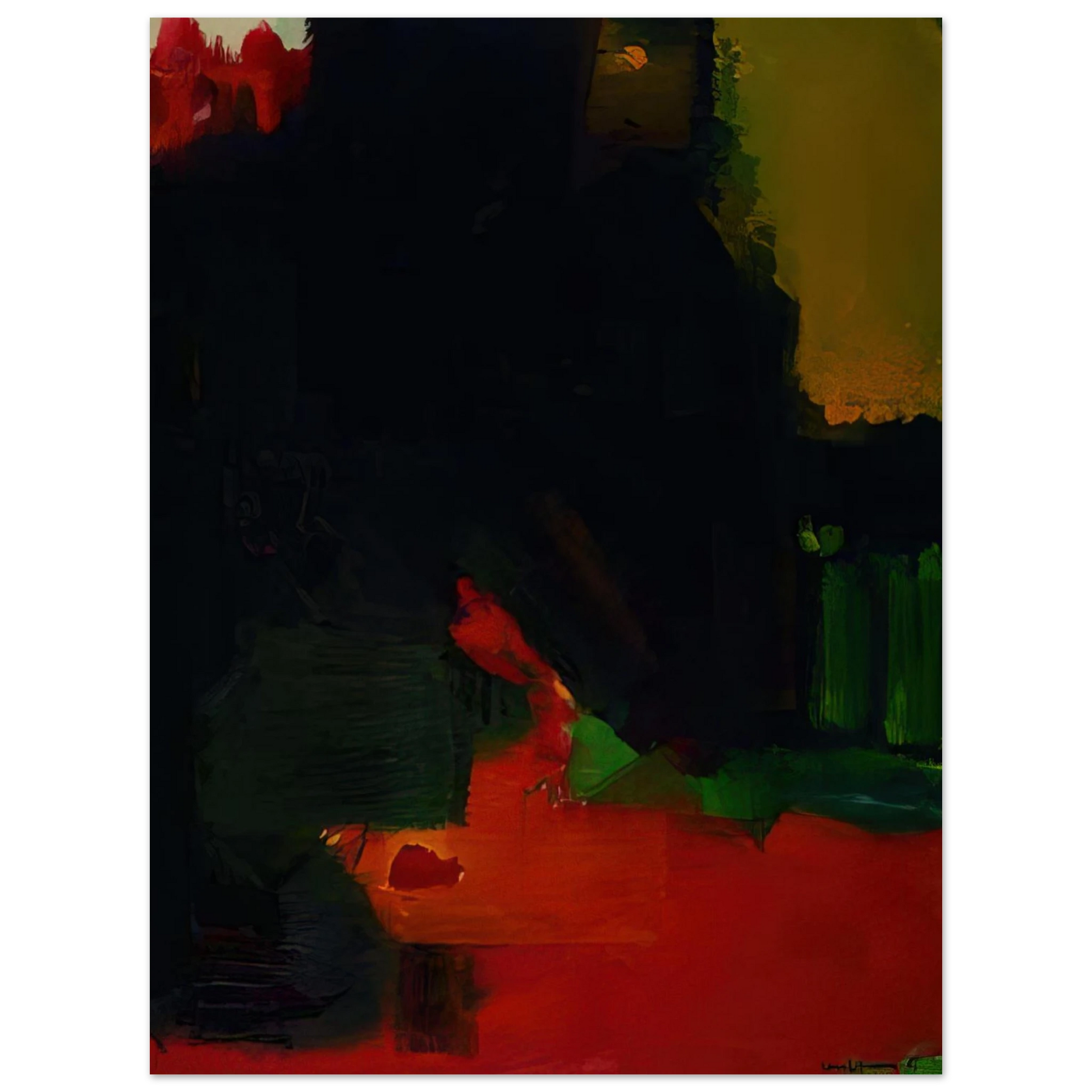 Hans Hofmann - Nocturnal Splendor Fine Art Poster - Default Title
