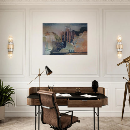 unknow ntitle - Lyrical Abstraction - Menez Brushed Aluminum Print - 70x100 cm / 28x40 inches | Menez Aluminum Print | Menez Prints