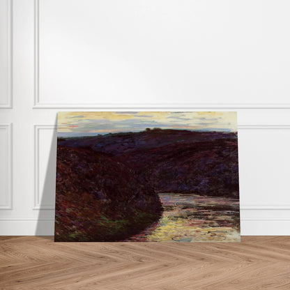 Valley of the Creuse - claude monet Brushed Aluminum Print - 70x100 cm / 28x40 inches | claude monet Aluminum Print | claude monet Prints