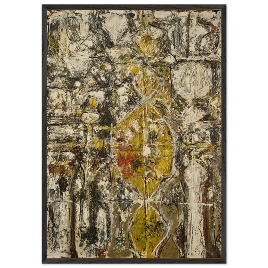 Cascella II - Richard Pousette-Dart Framed Art Print – Black Wooden Frame - Default Title - -Framed Art Print