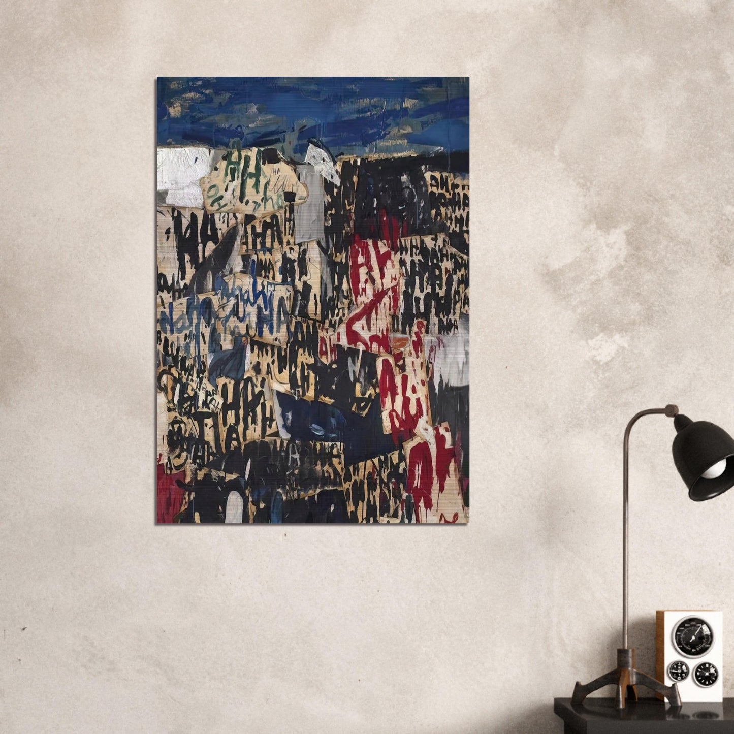 Allan Kaprow on the Legacy of Jackson Pollock - Allan Kaprow Brushed Aluminum Print - 70x100 cm / 28x40 inches | Allan Kaprow Aluminum Print | Allan Kaprow Prints