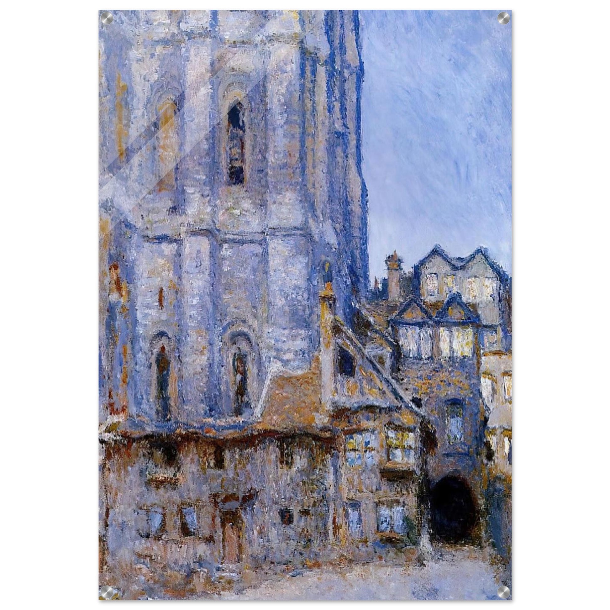 The Cour d'Albane - claude monet Acrylic Print - 70x100 cm / 28x40″ inches