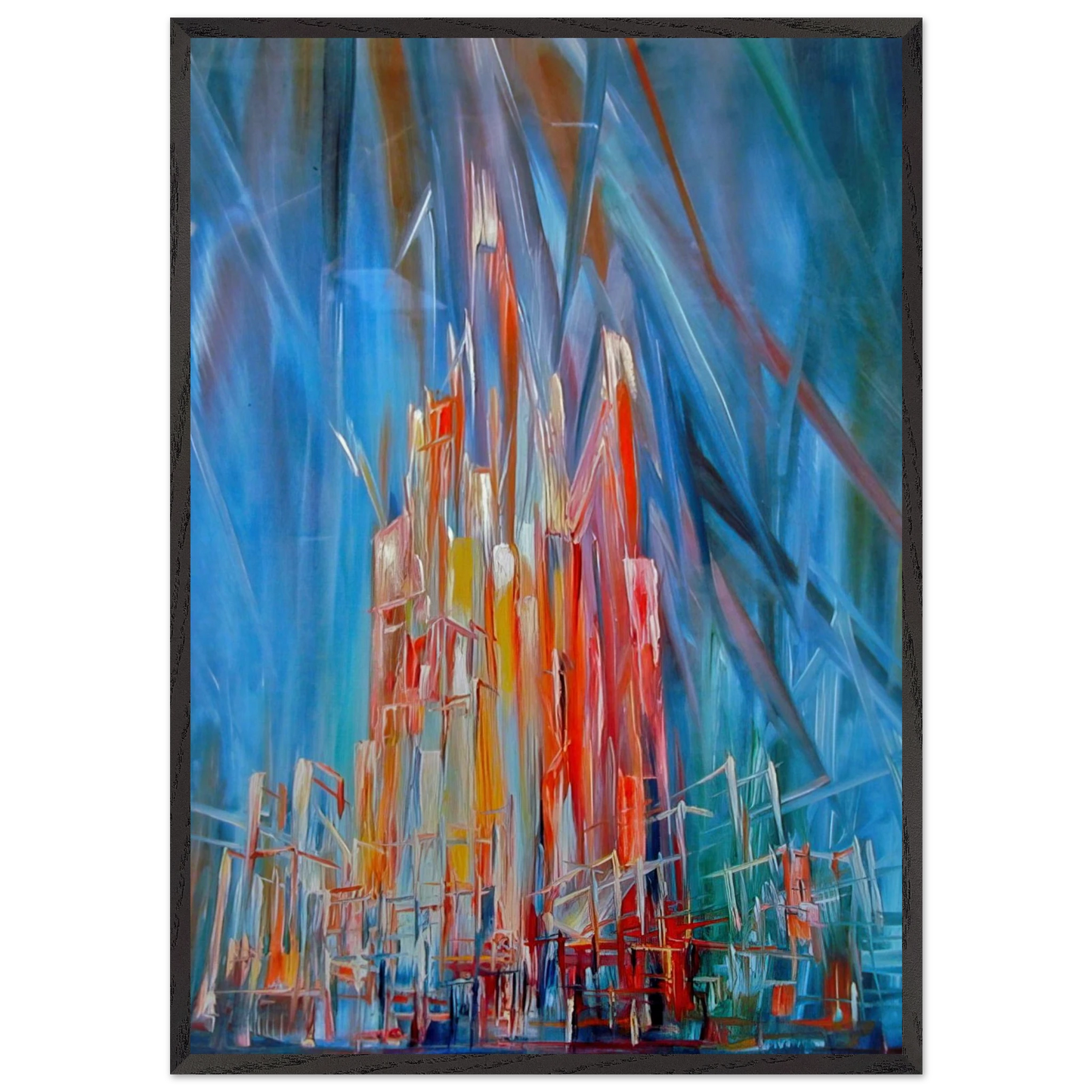 Untitled - Kitsch - Konrad Zuse Framed Art Print – Black Wooden Frame - Default Title - -Framed Art Print