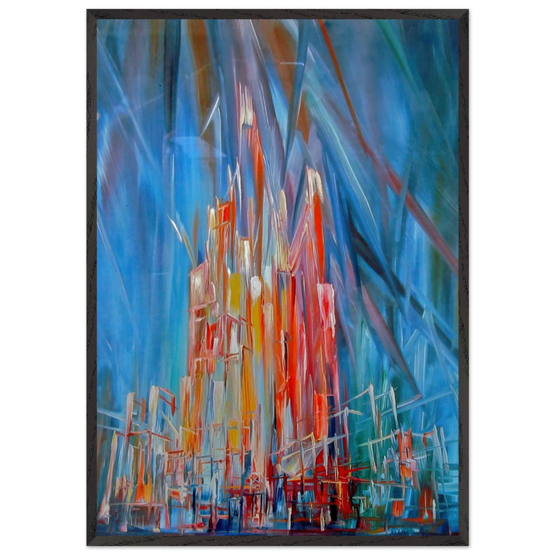 Untitled - Kitsch - Konrad Zuse Framed Art Print – Black Wooden Frame - Default Title - -Framed Art Print