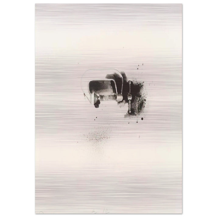 UNTITLED FROM TEN WINTER TOOLS 1973 4 - Jim Dine Brushed Aluminum Print - 70x100 cm / 28x40 inches | Jim Dine Aluminum Print | Jim Dine Prints
