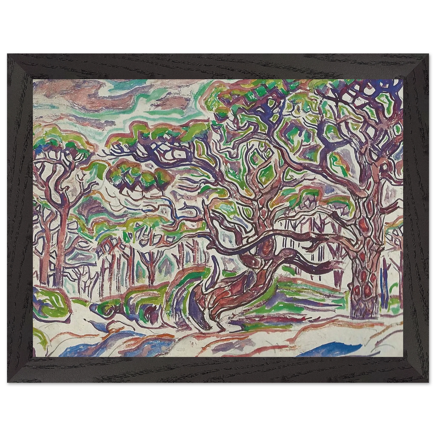 Walter Inglis Anderson - Walter Anderson Wall art - 15x20 cm / 6x8 Inches - Premium Wooden Framed Poster With Fine Art Paper - Black frame