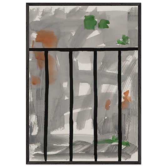 Untitled - 2000 N3 - Gunther Forg Framed Art Print – Black Wooden Frame - Default Title - -Framed Art Print