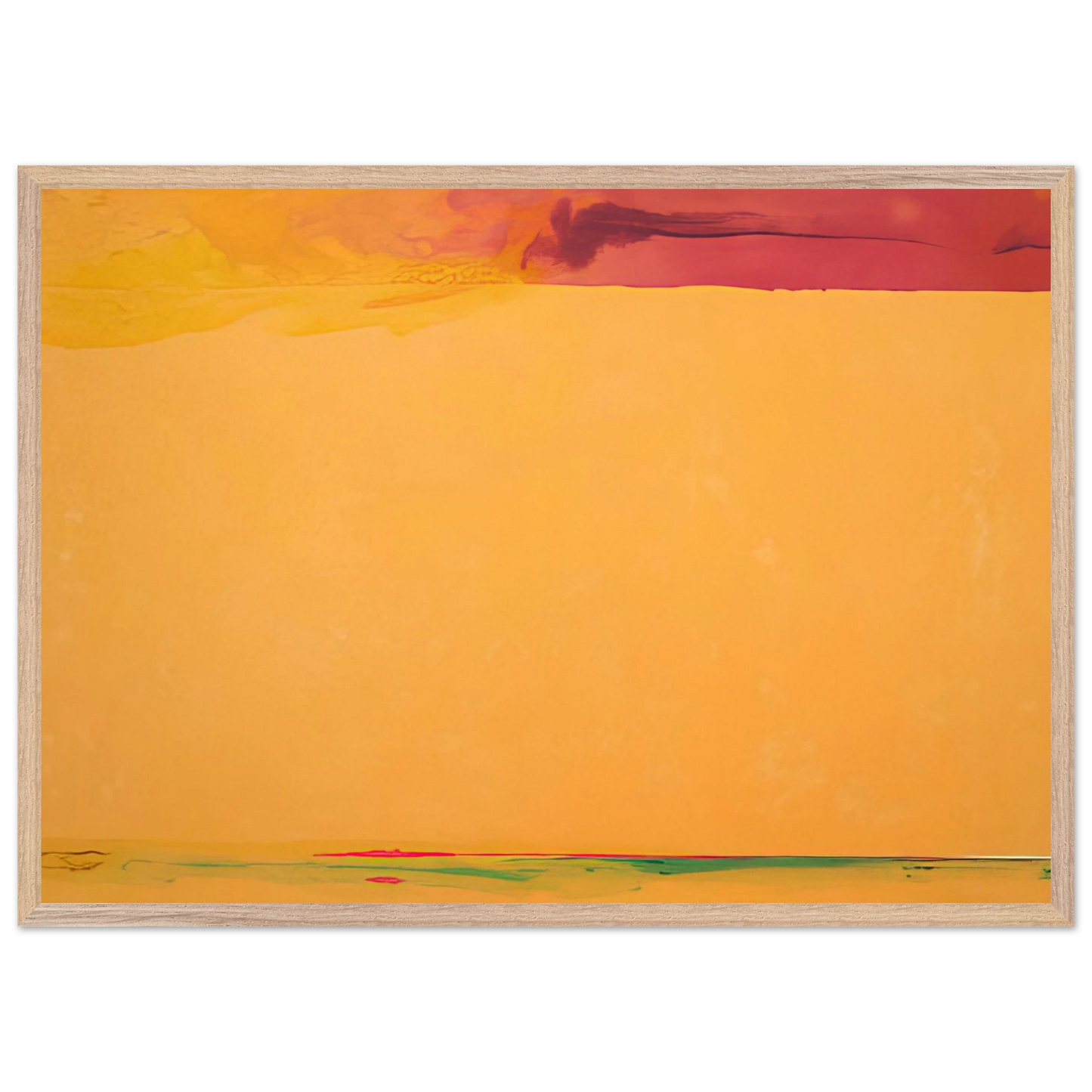 Helen Frankenthaler - Southern Exposure - 2005 Wall art - 50x70 cm / 20x28 inches - Premium Wooden Framed Poster With Fine Art Paper - Wood frame