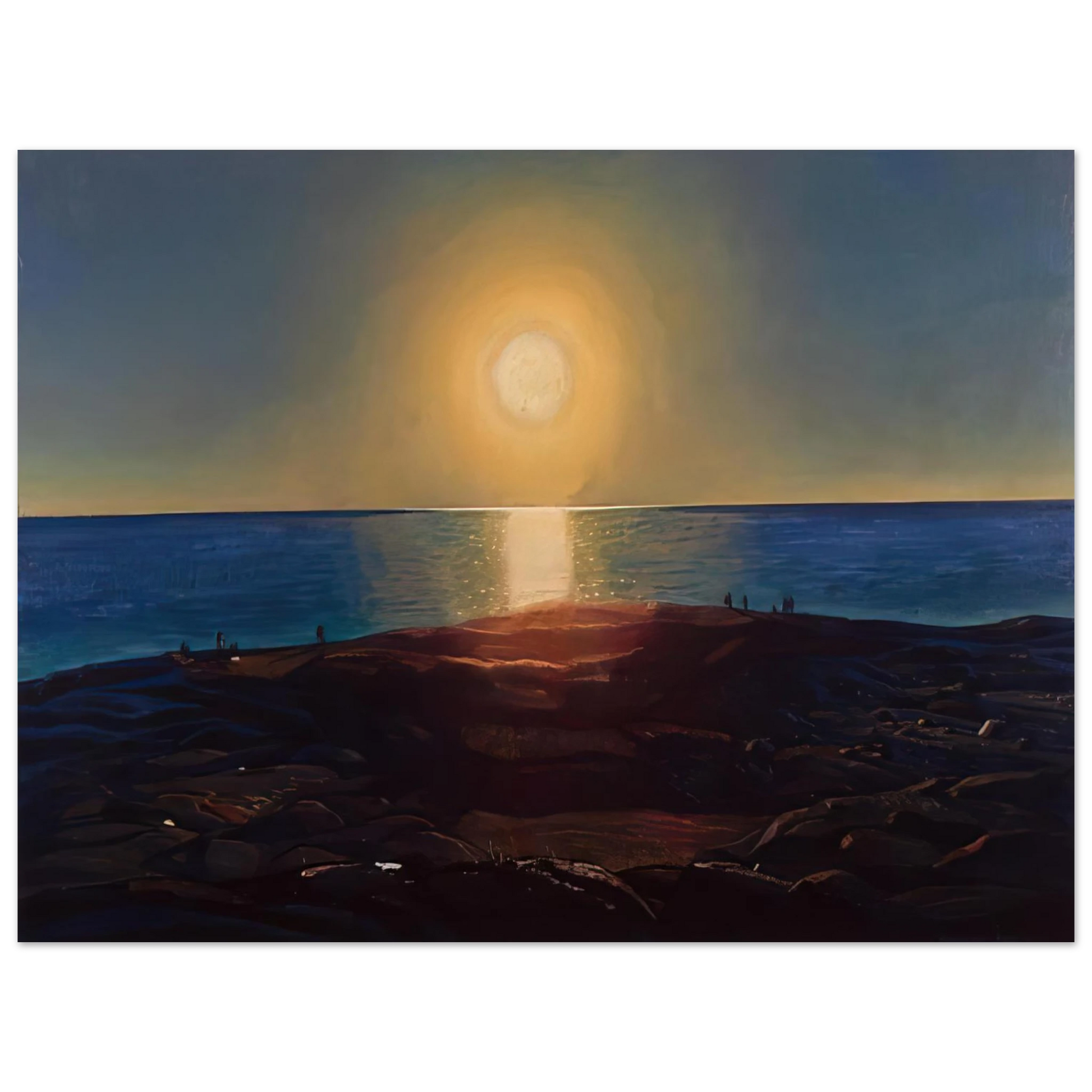 Rockwell Kent - Calm and Free Maine Coast Fine Art Poster - Default Title