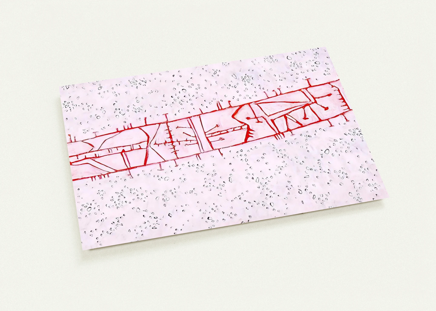 Bridge - 1952 By Gene Davis Pack of 10 Post Cards | Gene Davis Post Cards | A6 (10.5 x 14.8 cm) - 4.1 x 5.8 inches