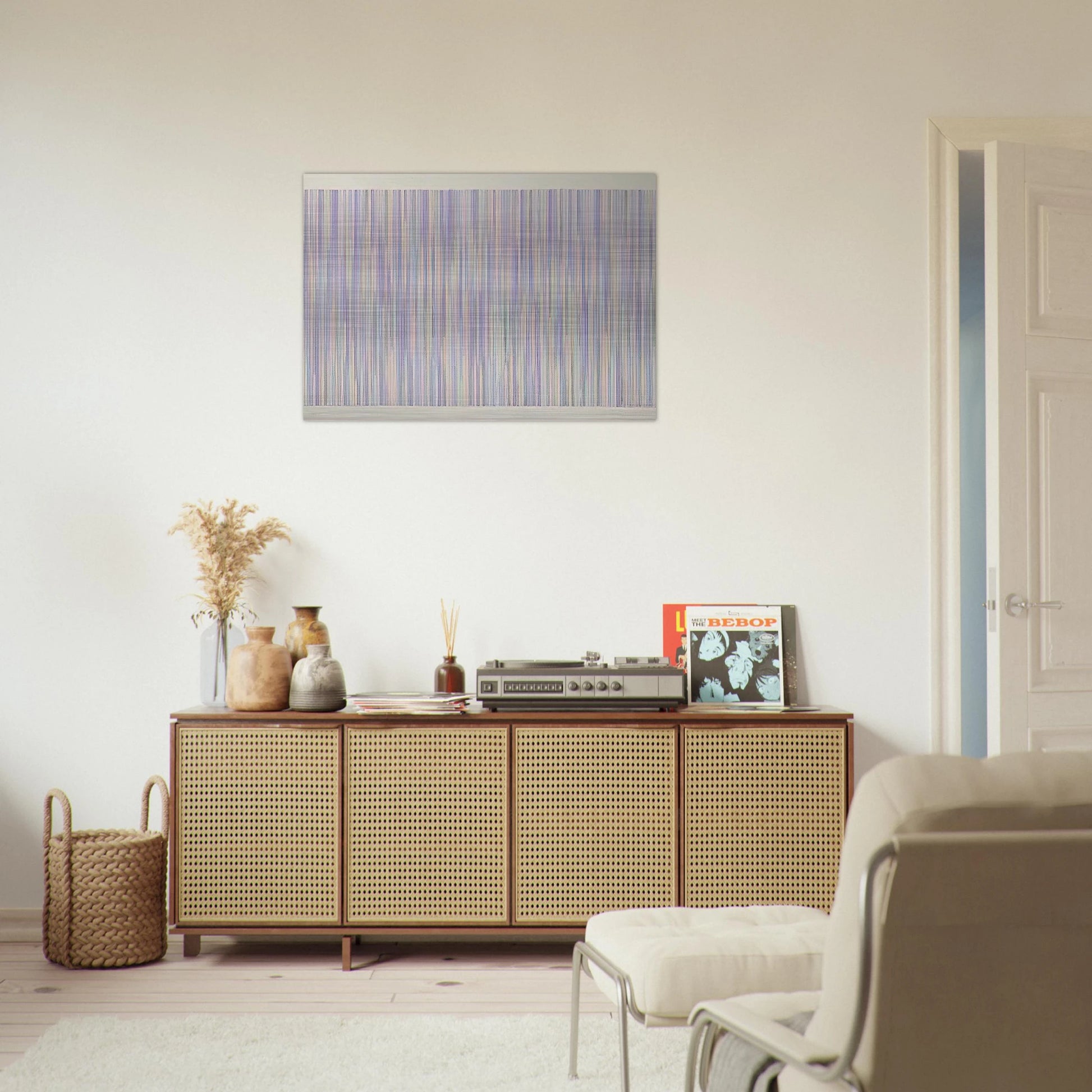 Pocono - 1984 - Gene Davis Brushed Aluminum Print - 70x100 cm / 28x40 inches | Gene Davis Aluminum Print | Gene Davis Prints