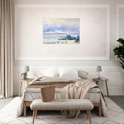 Land by the Sea - Henri-Edmond Cross Acrylic Print - 70x100 cm / 28x40″ inches