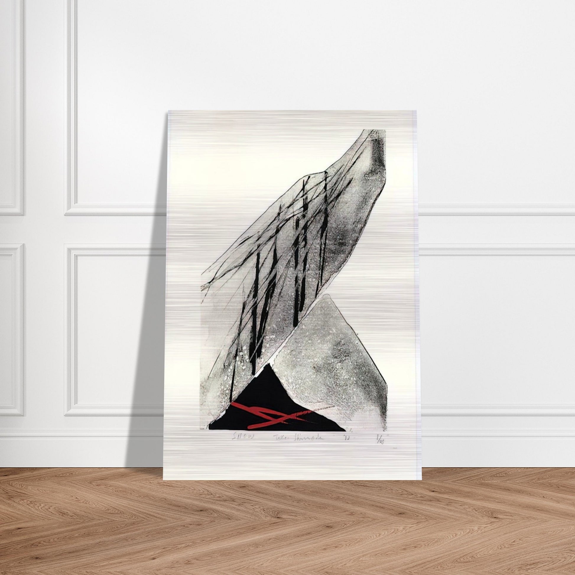 Snow - 1982 - Toko Shinoda Brushed Aluminum Print - 70x100 cm / 28x40 inches | Toko Shinoda Aluminum Print | Toko Shinoda Prints