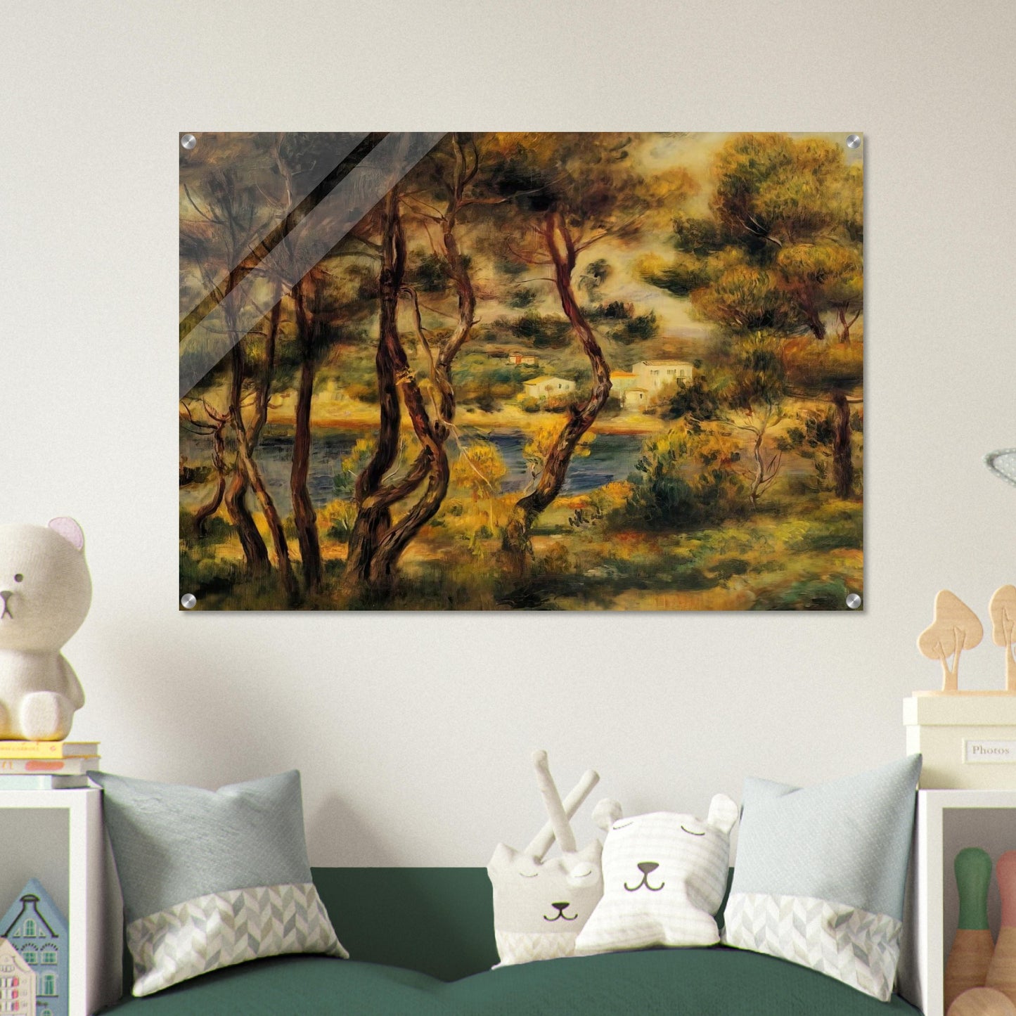 Cape Saint Jean - Pierre-Auguste Renoir Acrylic Print - 70x100 cm / 28x40″ inches