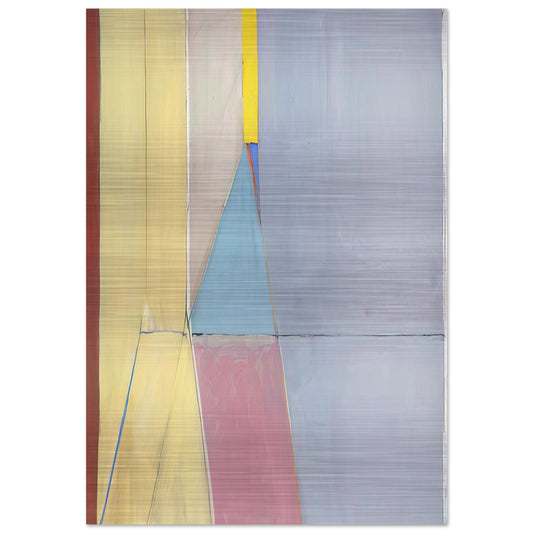Ocean Park #21 - Richard Diebenkorn Brushed Aluminum Print - 70x100 cm / 28x40 inches | Richard Diebenkorn Aluminum Print | Richard Diebenkorn Prints