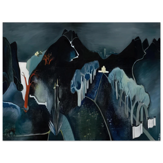 Tove Jansson - Mysterious Landscape - 1930 Fine Art Poster - Default Title