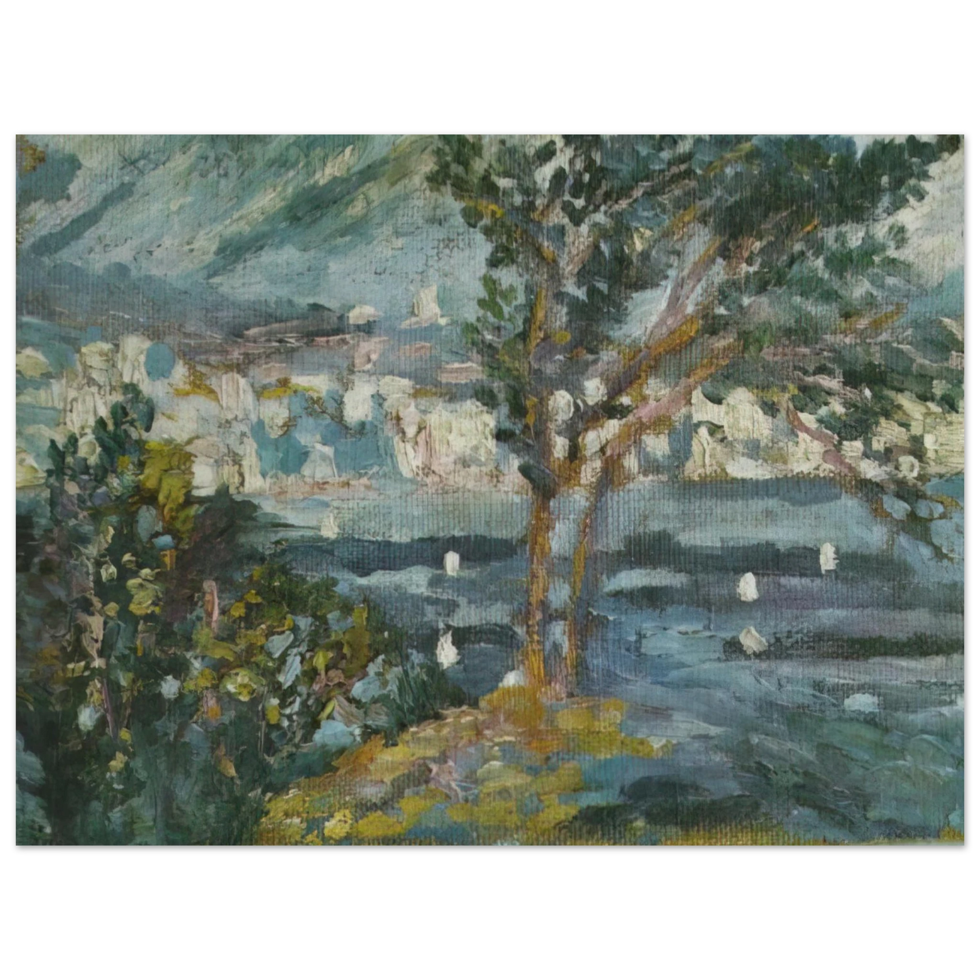 Salvador Dali - LANDSCAPE CADAQUES 1920 Fine Art Poster - Default Title