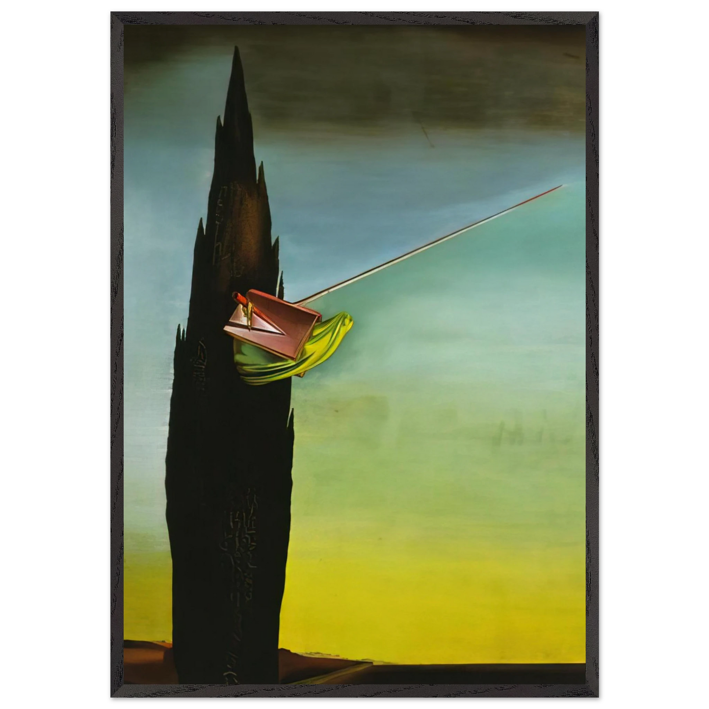 SURREALIST ESSAY - Salvador Dali Framed Art Print – Black Wooden Frame - Default Title - -Framed Art Print