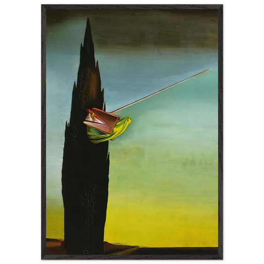 SURREALIST ESSAY - Salvador Dali Framed Art Print – Black Wooden Frame - Default Title - -Framed Art Print