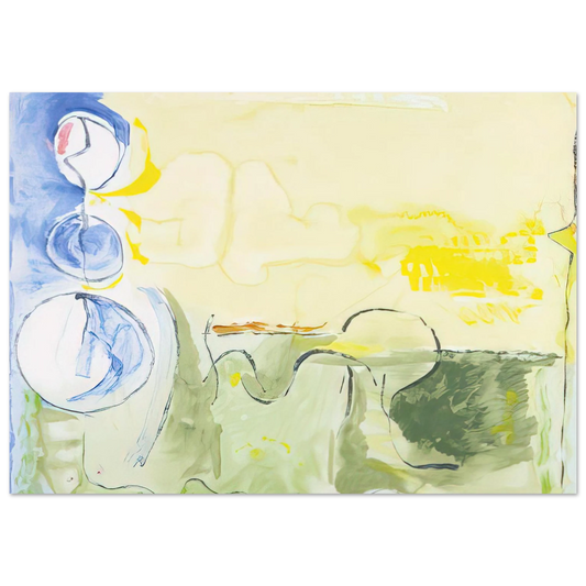 Helen Frankenthaler - Flotilla - 2006 Wall art - 13x18 cm / 5x7 inches - Fine Art Poster - -