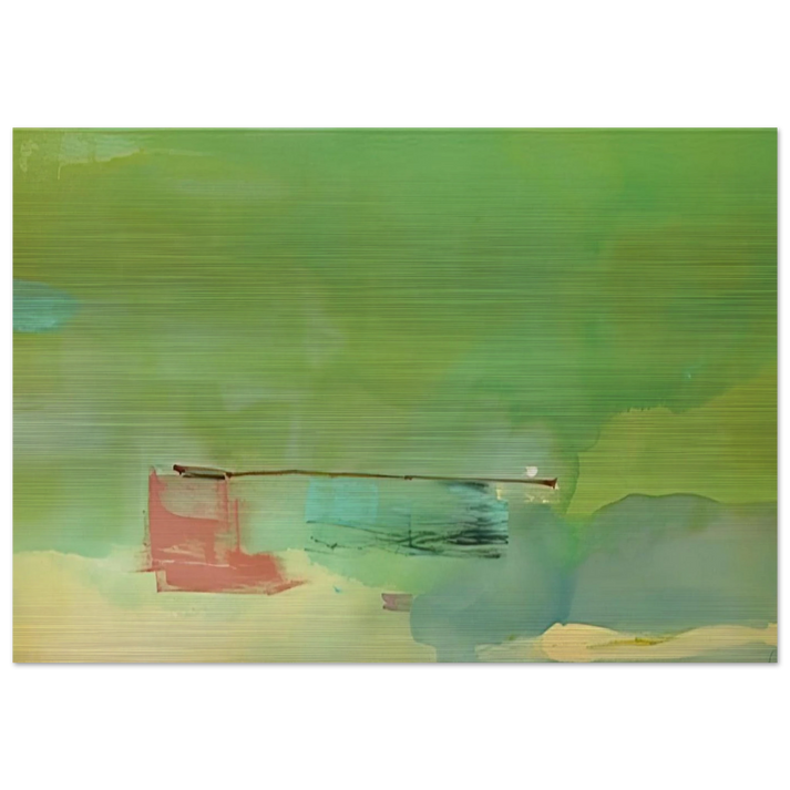 Springscape - 1975 - Helen Frankenthaler Brushed Aluminum Print - 70x100 cm / 28x40 inches | Helen Frankenthaler Aluminum Print | Helen Frankenthaler Prints