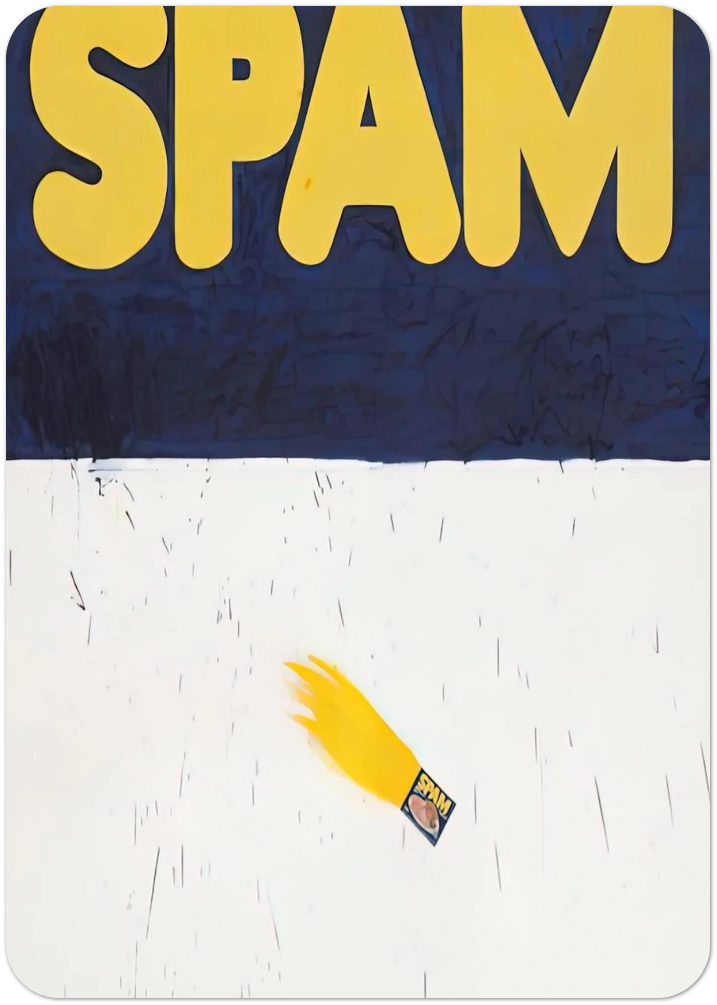 ACTUAL SIZE 1962 By Edward Ruscha Pack of 10 Post Cards | Edward Ruscha Post Cards | A6 (10.5 x 14.8 cm) - 4.1 x 5.8 inches