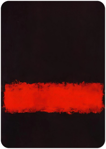 Black, Red and Black - 1968 By Mark Rothko Pack of 10 Post Cards | Mark Rothko Post Cards | A6 (10.5 x 14.8 cm) - 4.1 x 5.8 inches